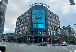 Royal Bank Building at 628 Sixth Ave, New Westminster, home of Retrieve Health Centre